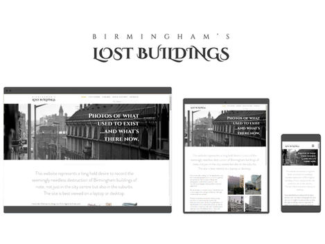 Birmingham's Lost Buildings Optimized Website
