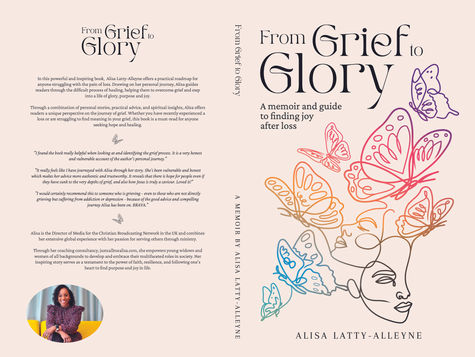 From Grief To Glory Book Cover Design