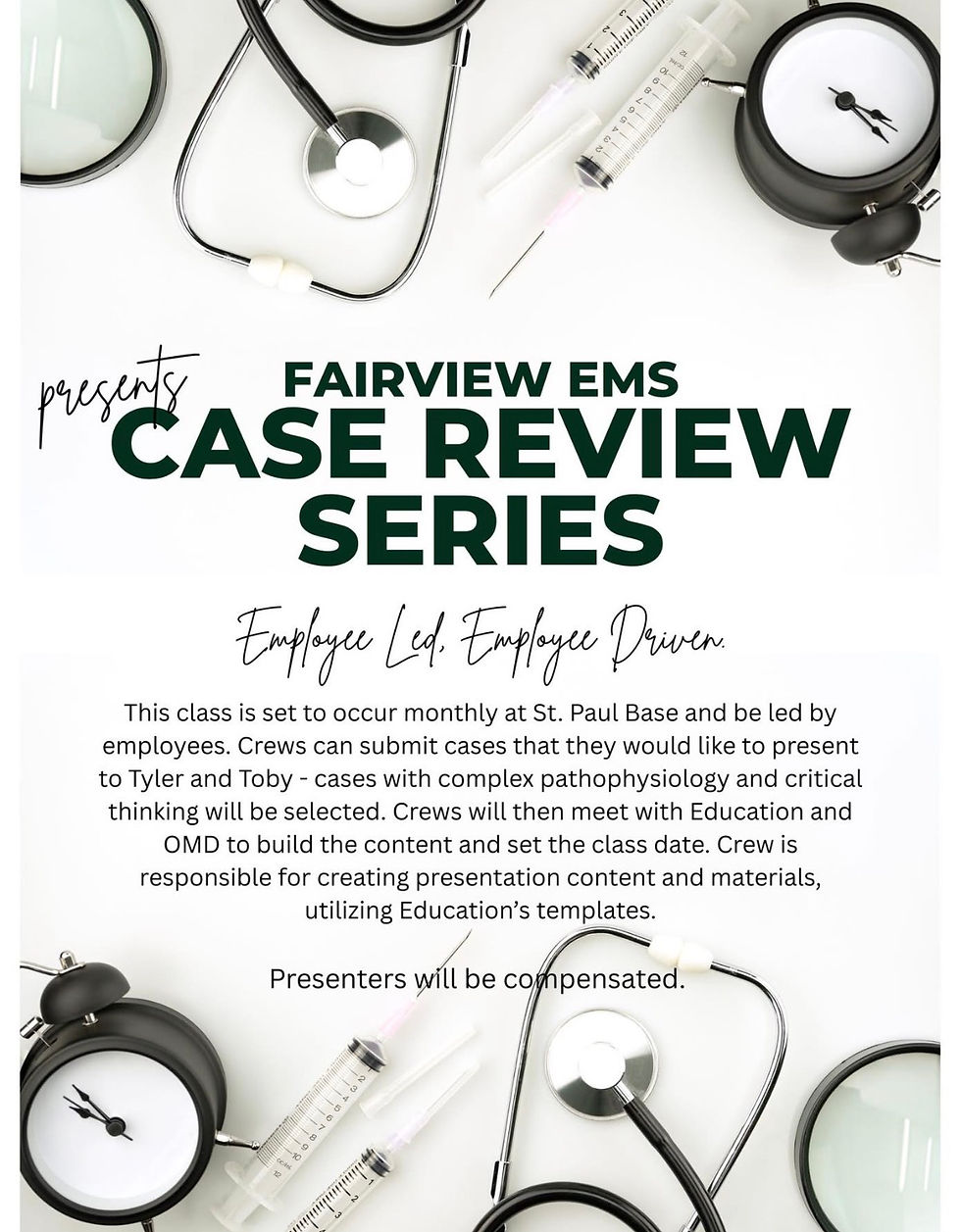 Case Review Series: Session 1