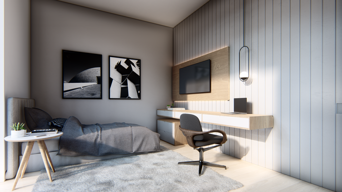 escritorio de arquitetura, arquitetura saudavel, arquitetura verde, apartamento de luxo na rua mario ferraz, apartamento alto padrao, apartamento zona nobra sao paulo, apartamento minimalista, quarto de solteiro escuro, quarto de solteiro cinza, quarto alto parao, quarto com cabeceira ripada