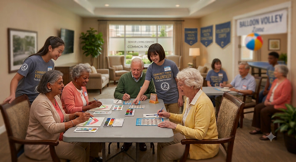 Senior Center Volunteer Event - celebrating the season of gratitude