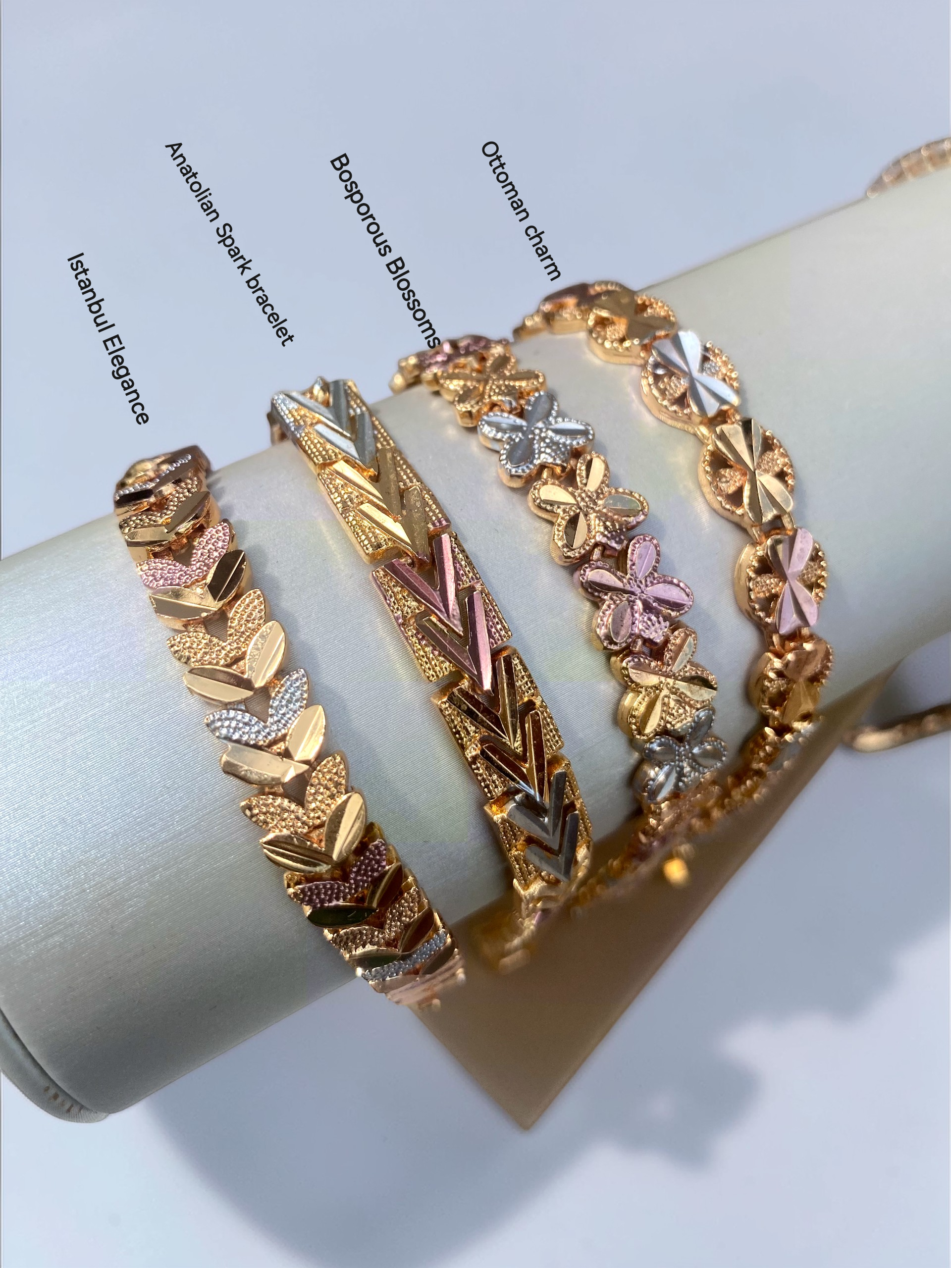 Turkish Temptation Bracelets(17cm to 19cm wrist)