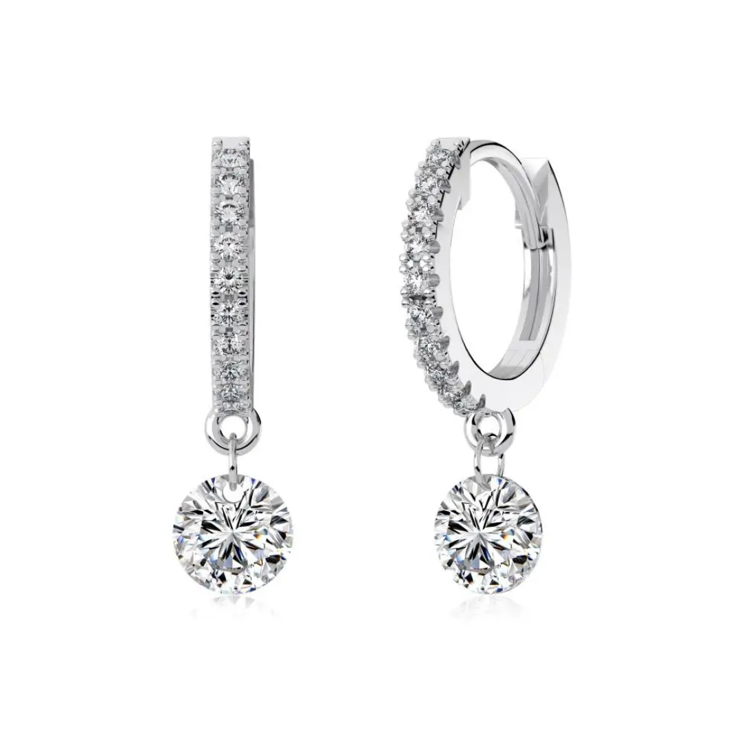 Echo drop Earrings (925 sterling silver)