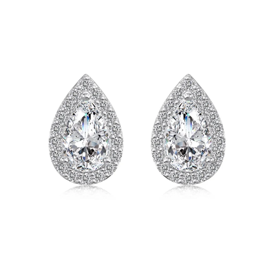 Celestial teardrop earrings (925 sterling silver)