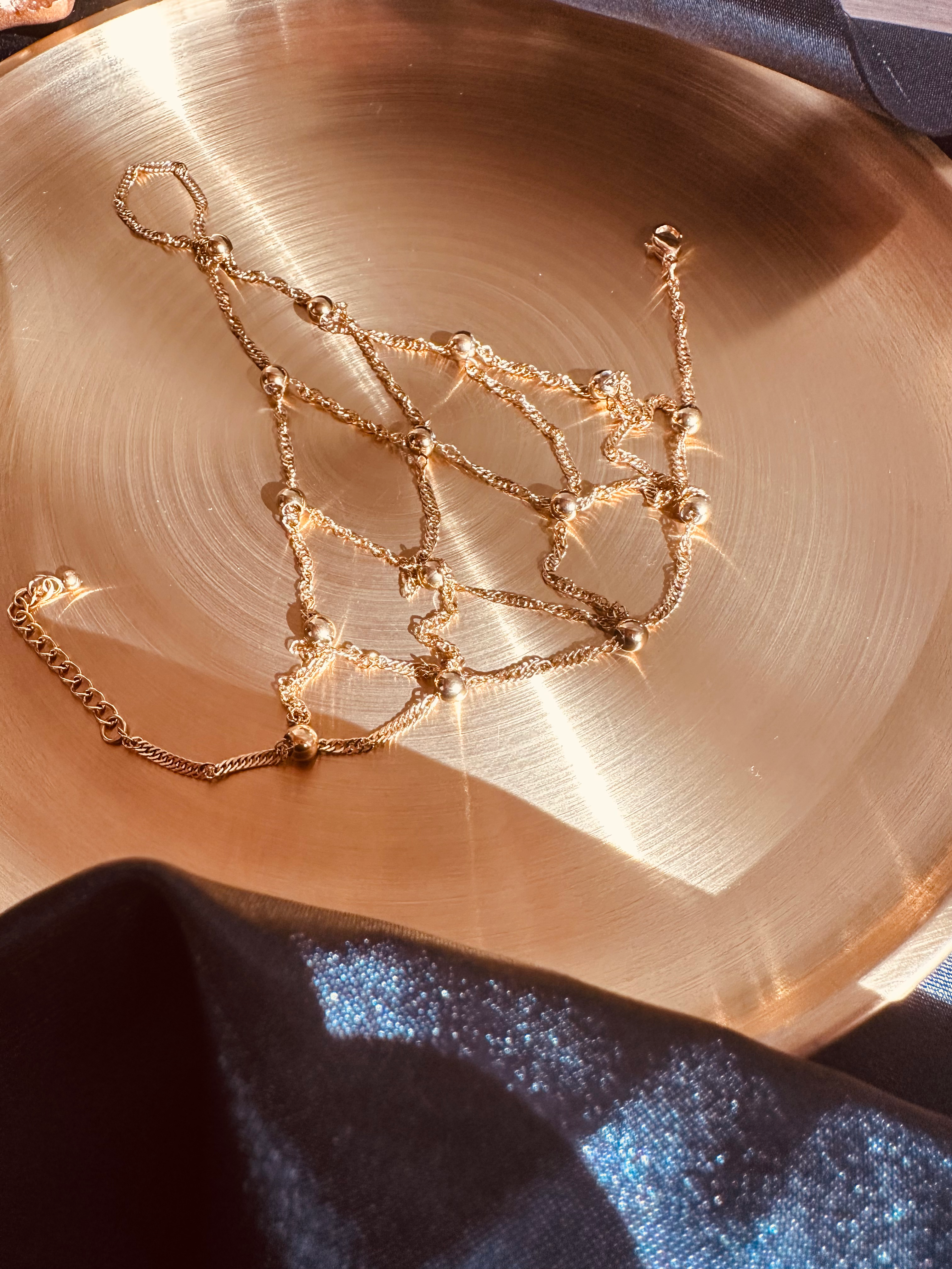 Fish Net Hand Chain