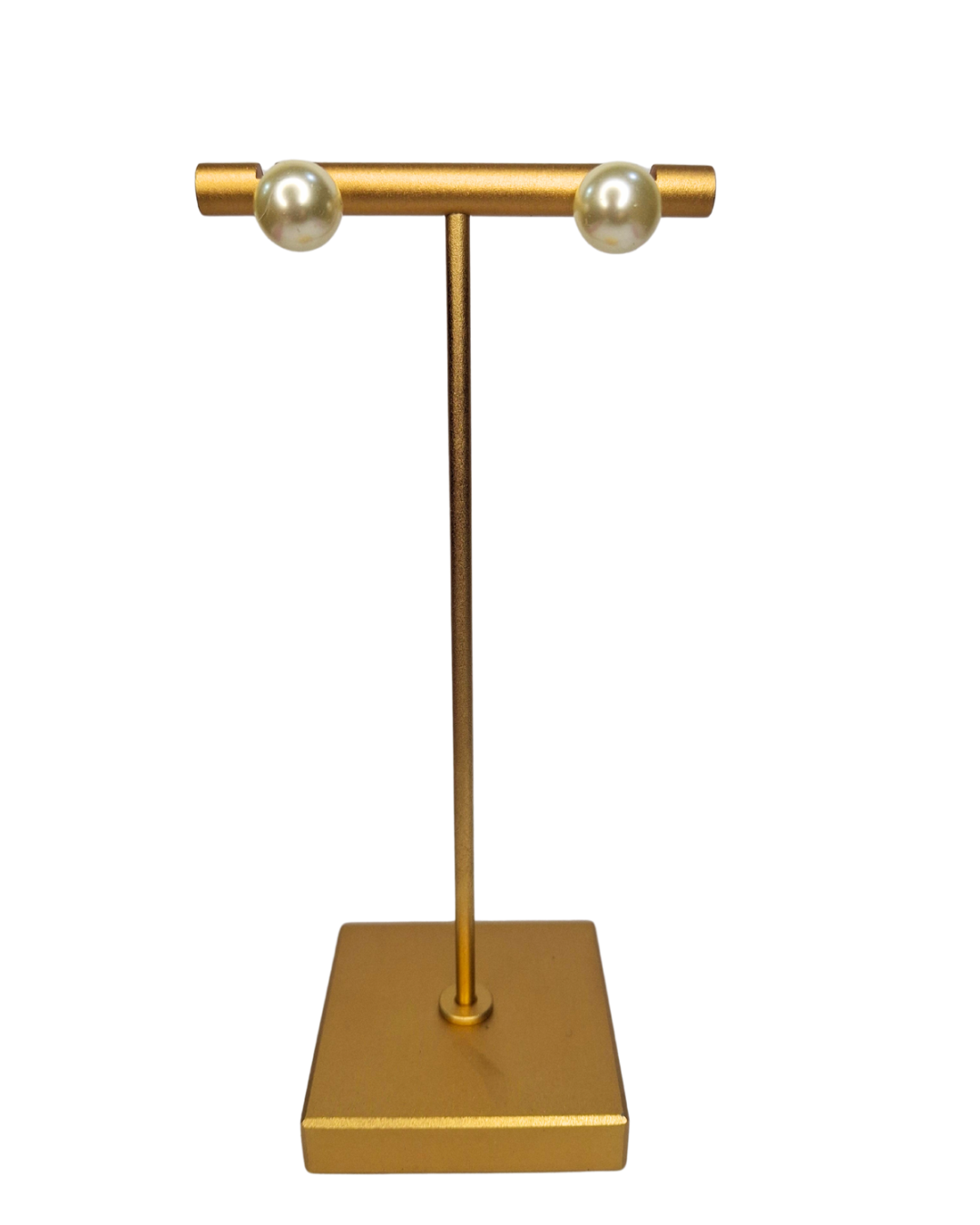 Brinco Pérola Folheado G