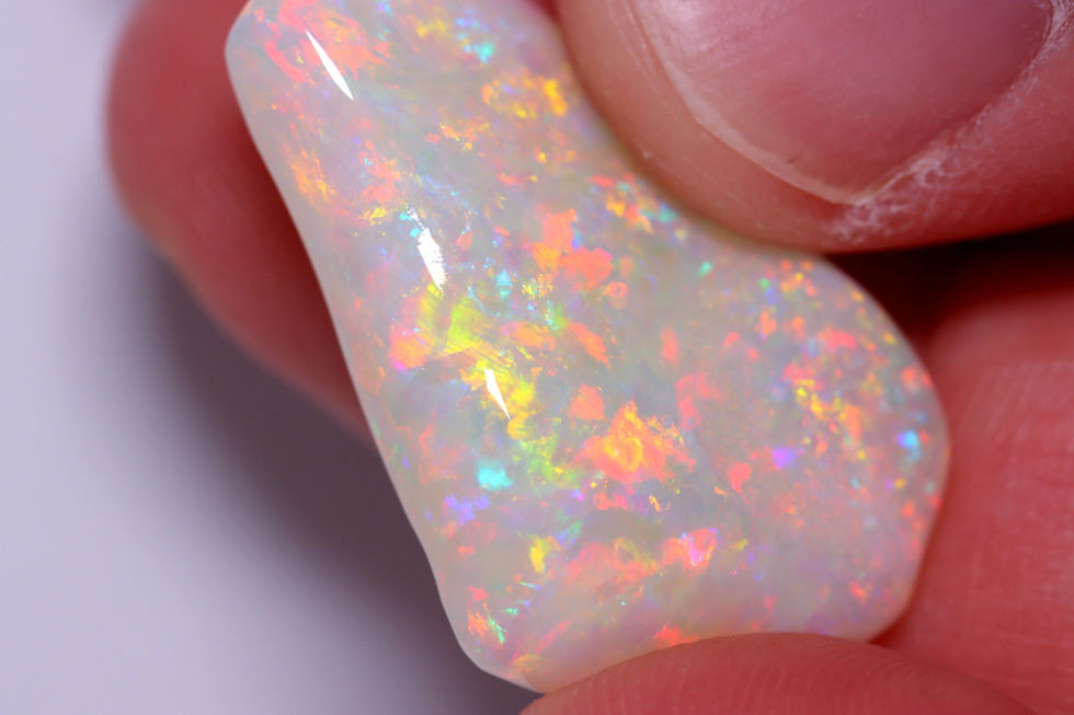 Thumbnail: 16.34ct Australian Semi-Crystal Opal 24.5x16.6x7.0mm