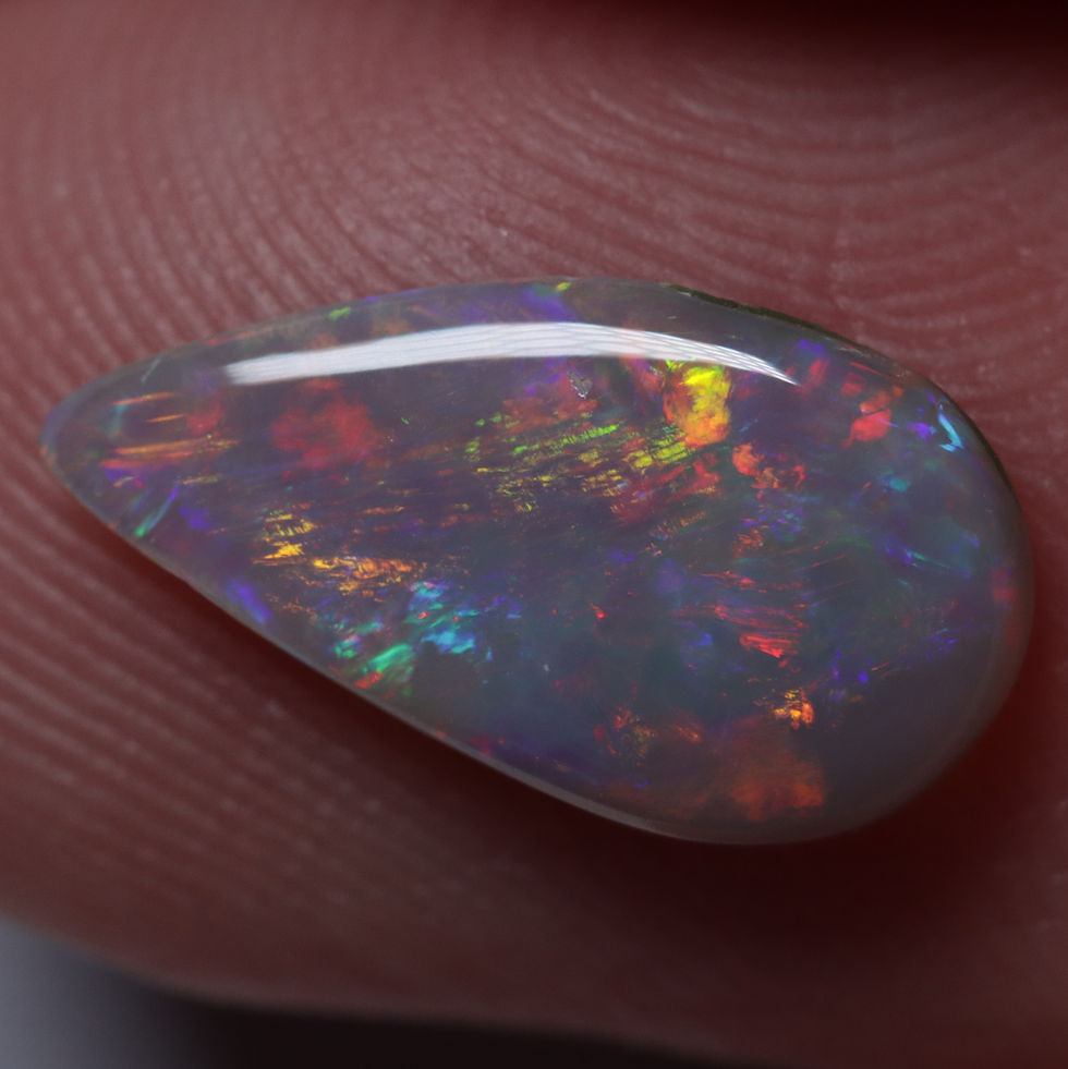 Thumbnail: 1.15ct Australian Dark Opal 13.5x7.1x2.2mm