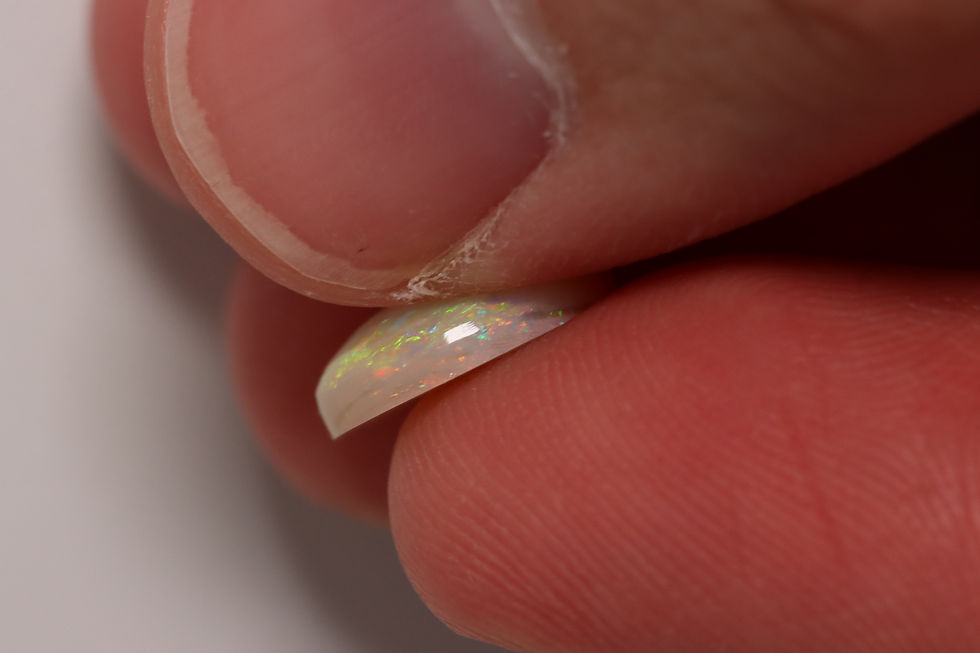 Thumbnail: 2.42ct White Opal 11.56x9.79x3.38mm