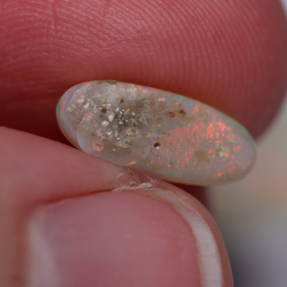 Thumbnail: 1.0ct Australian Dark Crystal Opal 13.7x5.7x2.4mm