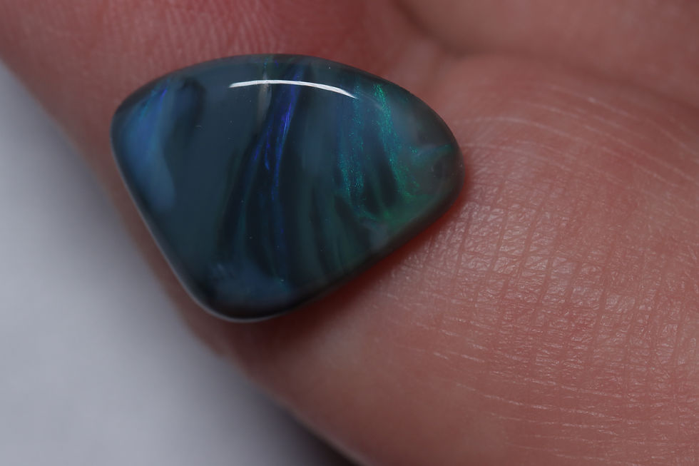 Thumbnail: 4.0ct Dark Opal 13x11.8x3.6mm