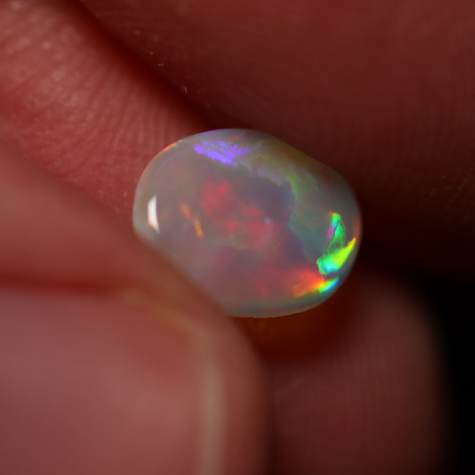 Thumbnail: .69ct Australian White Opal 9.2x7.5x1.7mm