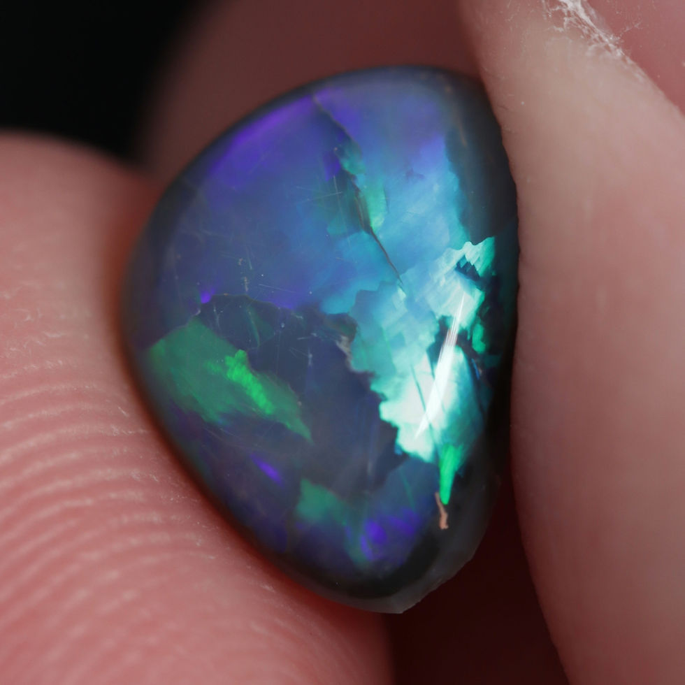 Thumbnail: 1.36ct Black Opal 9.7x7.6x3.1mm