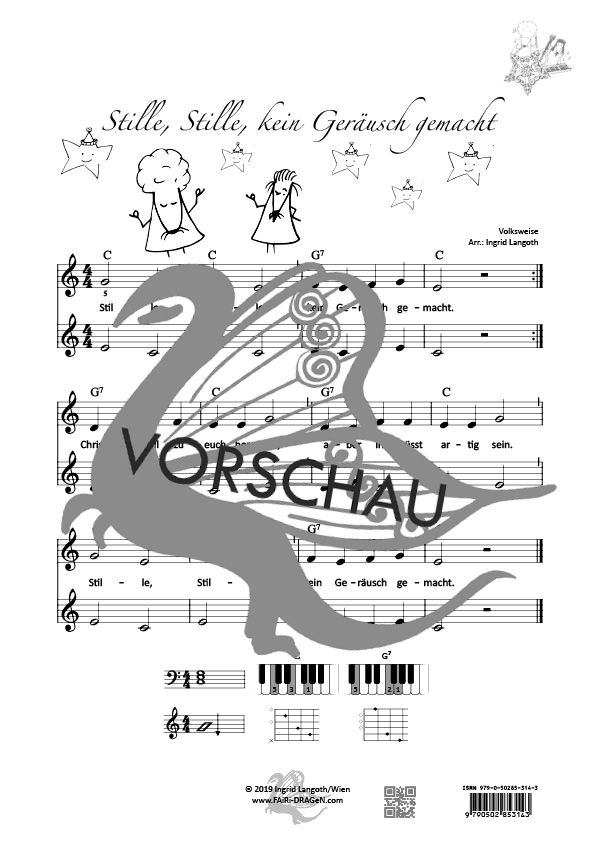 Stille, Stille (2-stimmig+Begleitung)
