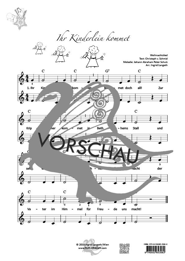 Ihr Kinderlein kommet (2-stimmig+Begleitung)
