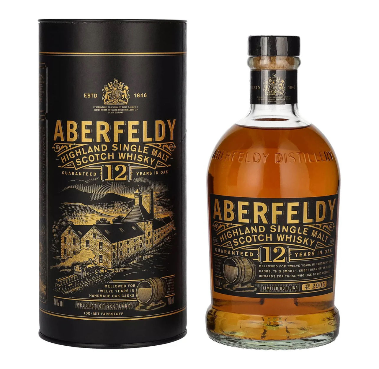 Aberfeldy 12 Years Old Highland Single Malt 750ml