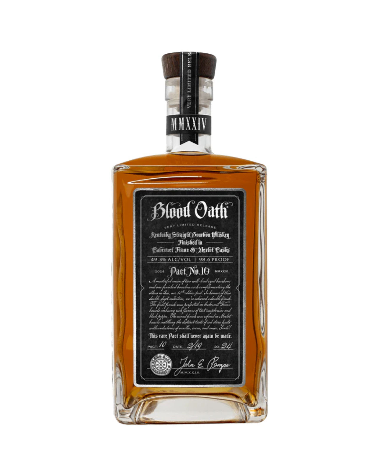 Blood Oath Pact No 10 | 98.6 Proof 750ml