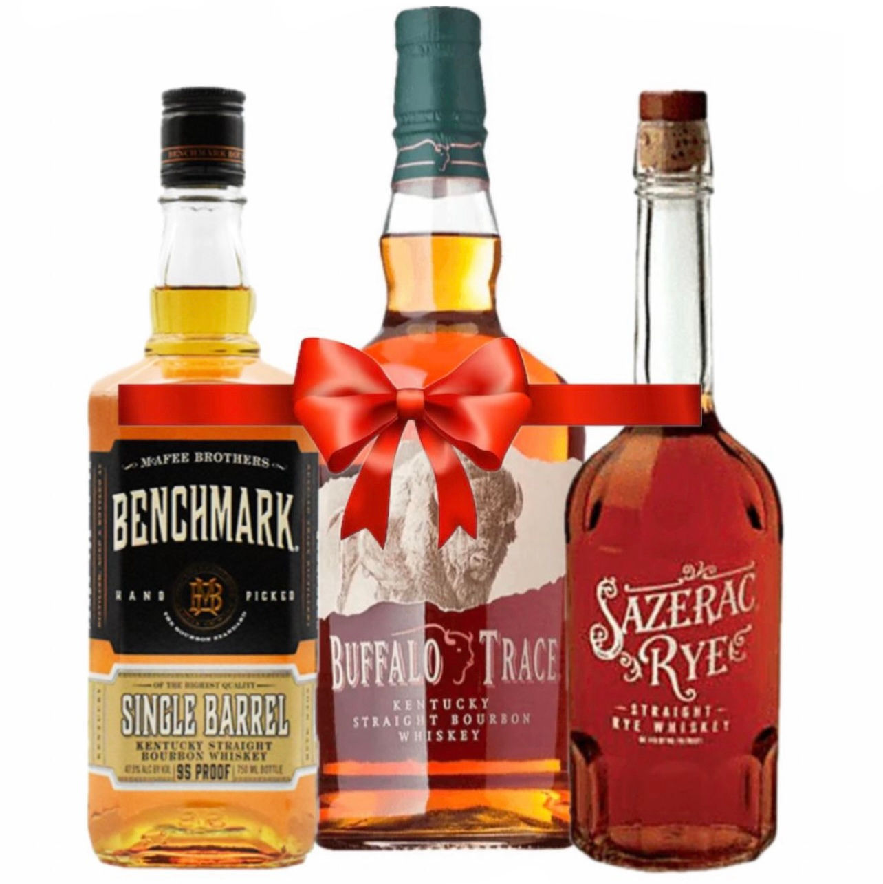 Benchmark Rye Buffalo Trace , Sazerac Rye & Benchmark 750ml Combo | Liquordepot