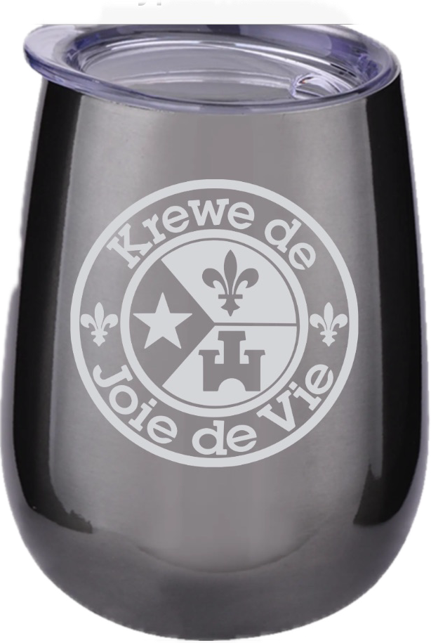 Krewe 10oz Stainless Stemless Wine Tumbler