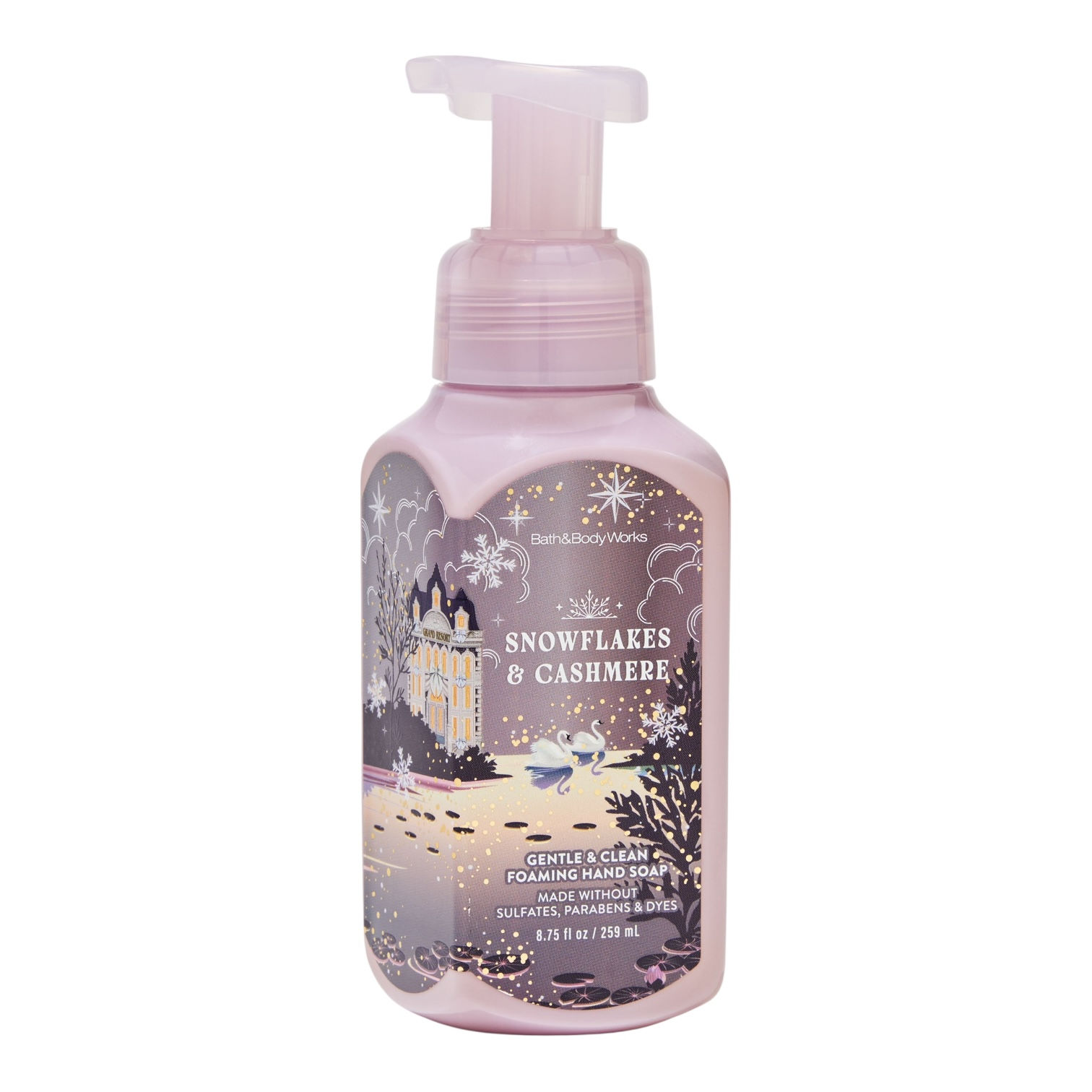 Мыло-пенка для рук Bath & Body Works Snowflakes & Cashmere Foaming Soap