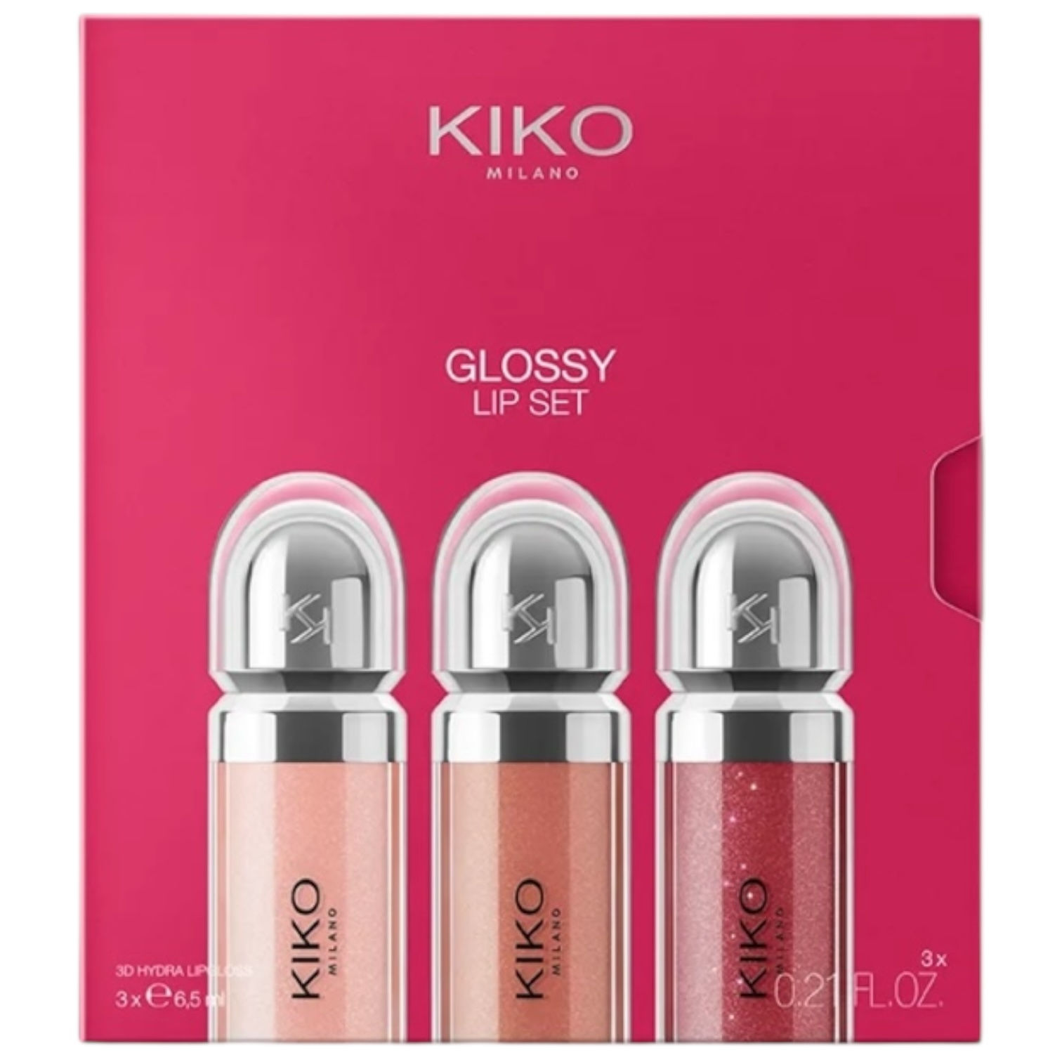 Подарочный набор блесков для губ KIKO MILANO Glossy Lip Set