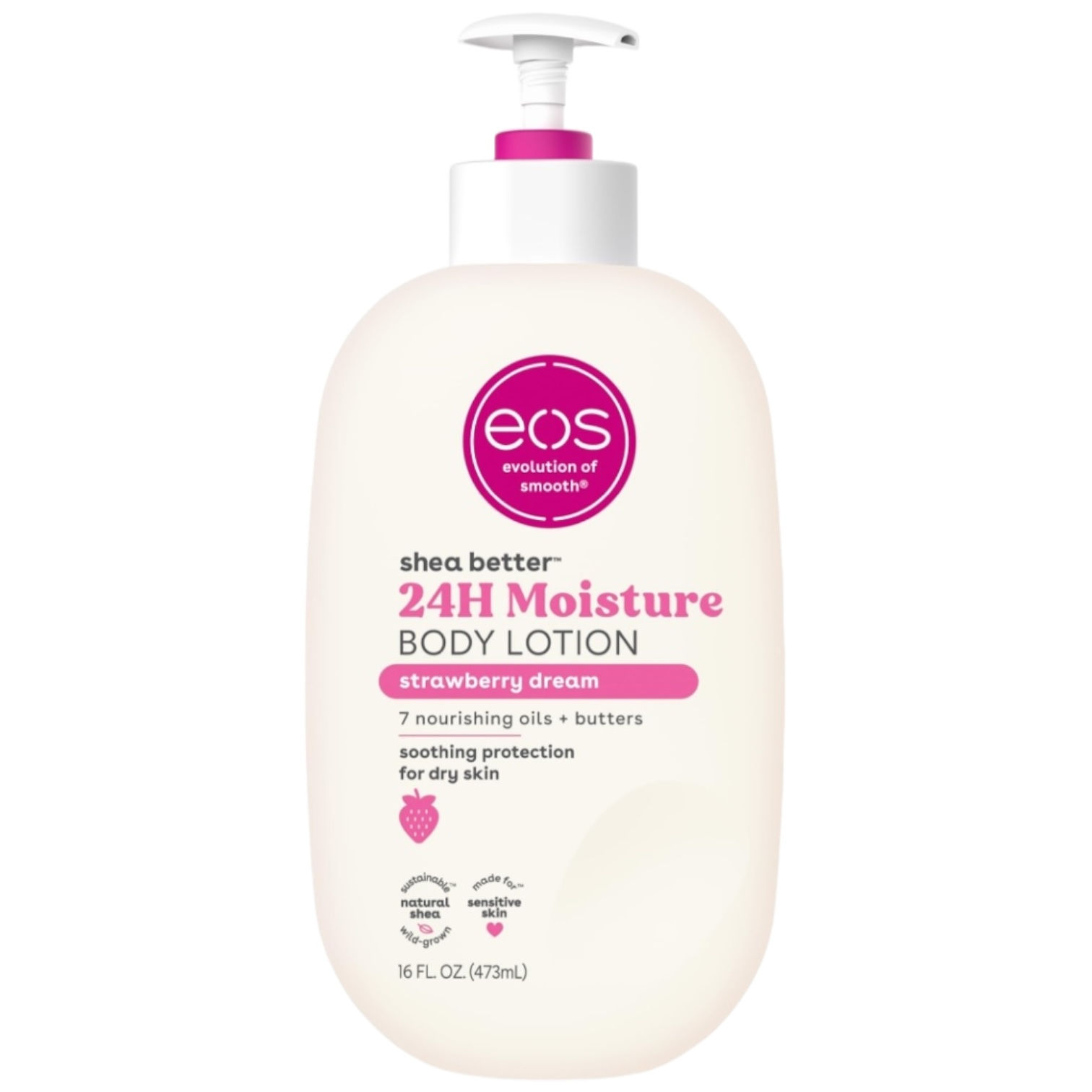 Зволожуючий лосьйон для тіла EOS Strawberry Dream 24H Moisture Body Lotion