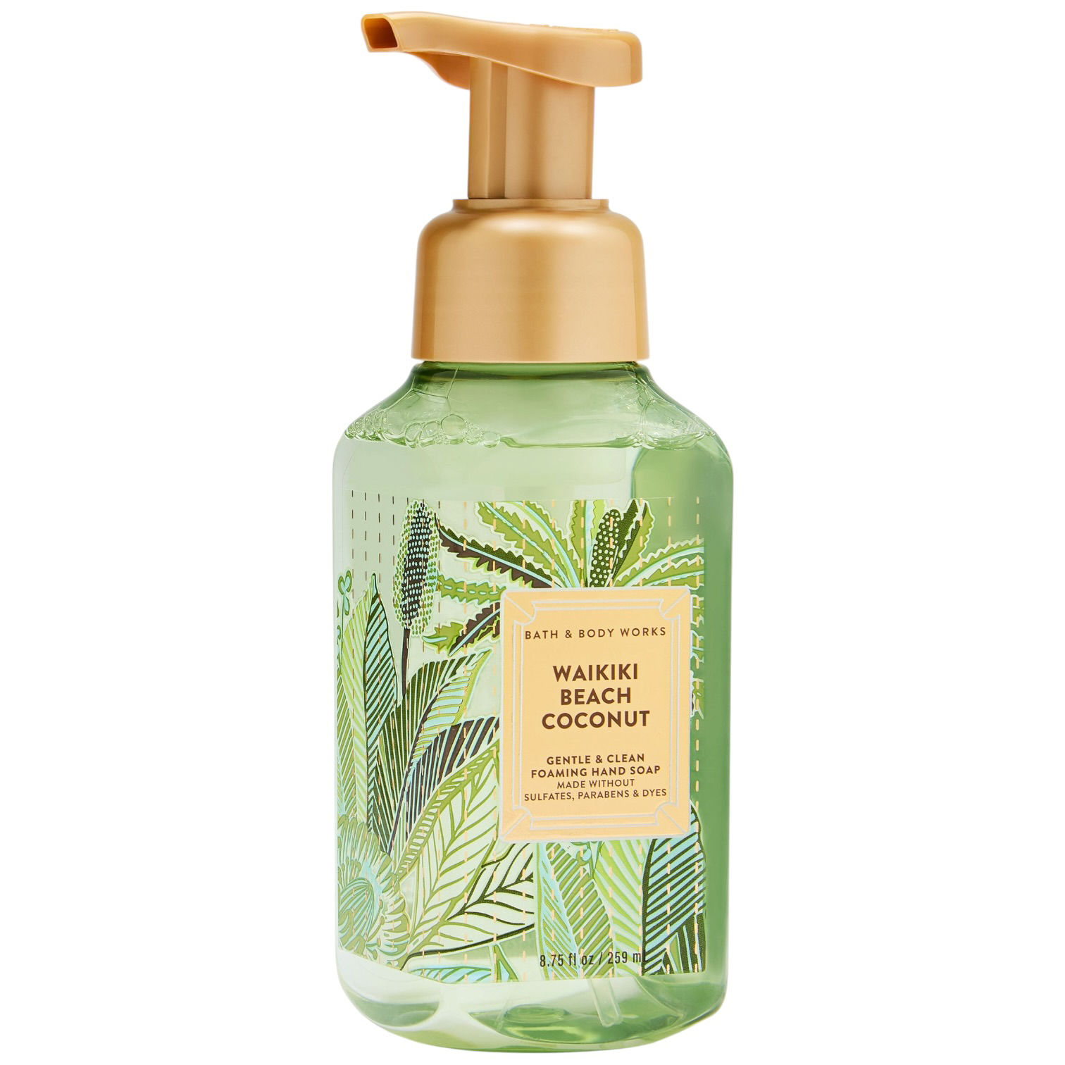Мило-пінка для рук Bath & Body Works Waikiki Beach Coconut Foaming Soap