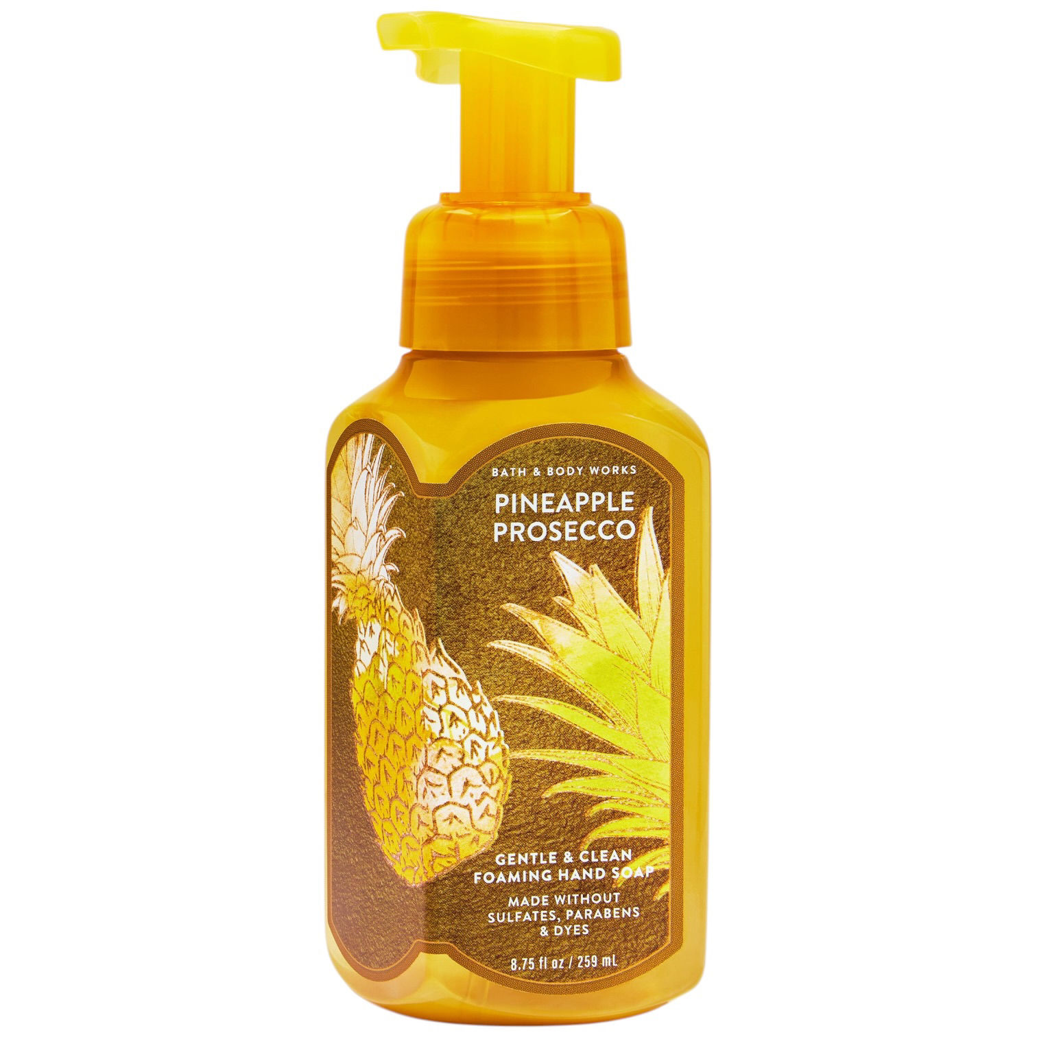 Мыло-пенка для рук Bath & Body Works Pineapple Prosecco Foaming Soap
