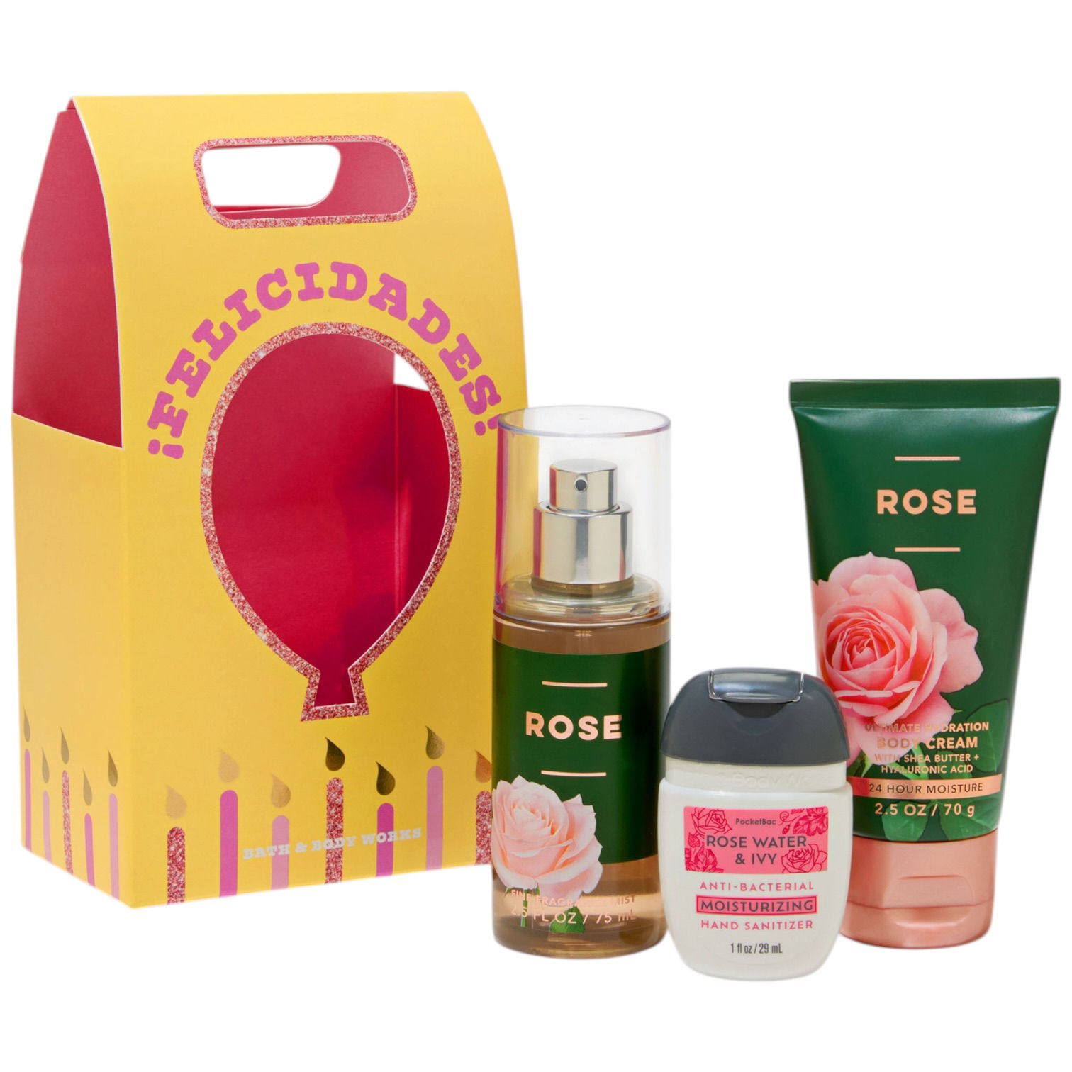 Подарочный набор Bath & Body Works Rose Gift Set