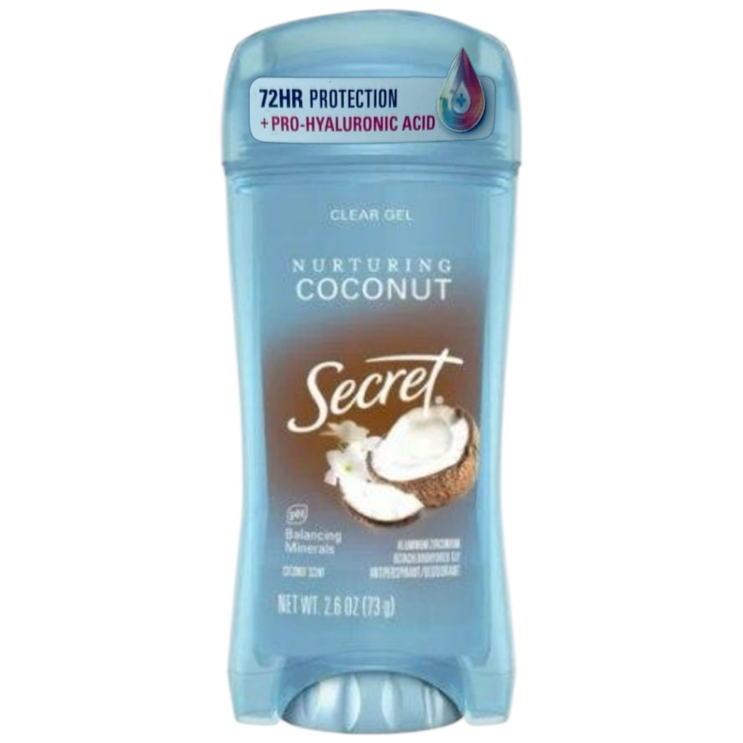 Дезодорант-антиперспірант гелевий Secret Nurturing Coconut 48hr Clear Gel