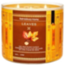 Свеча Bath & Body Works Leaves Scented Candle