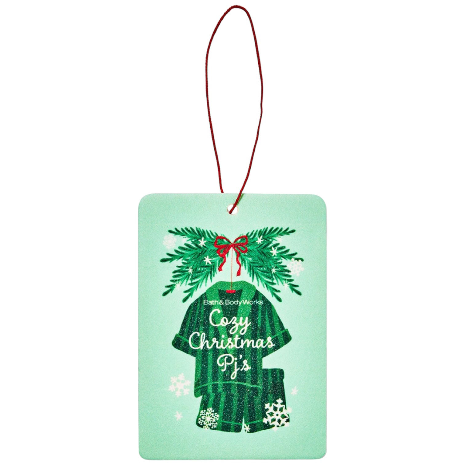 Ароматизатор підвісний для автомобіля Bath & Body Works Cozy Christmas Pj’s