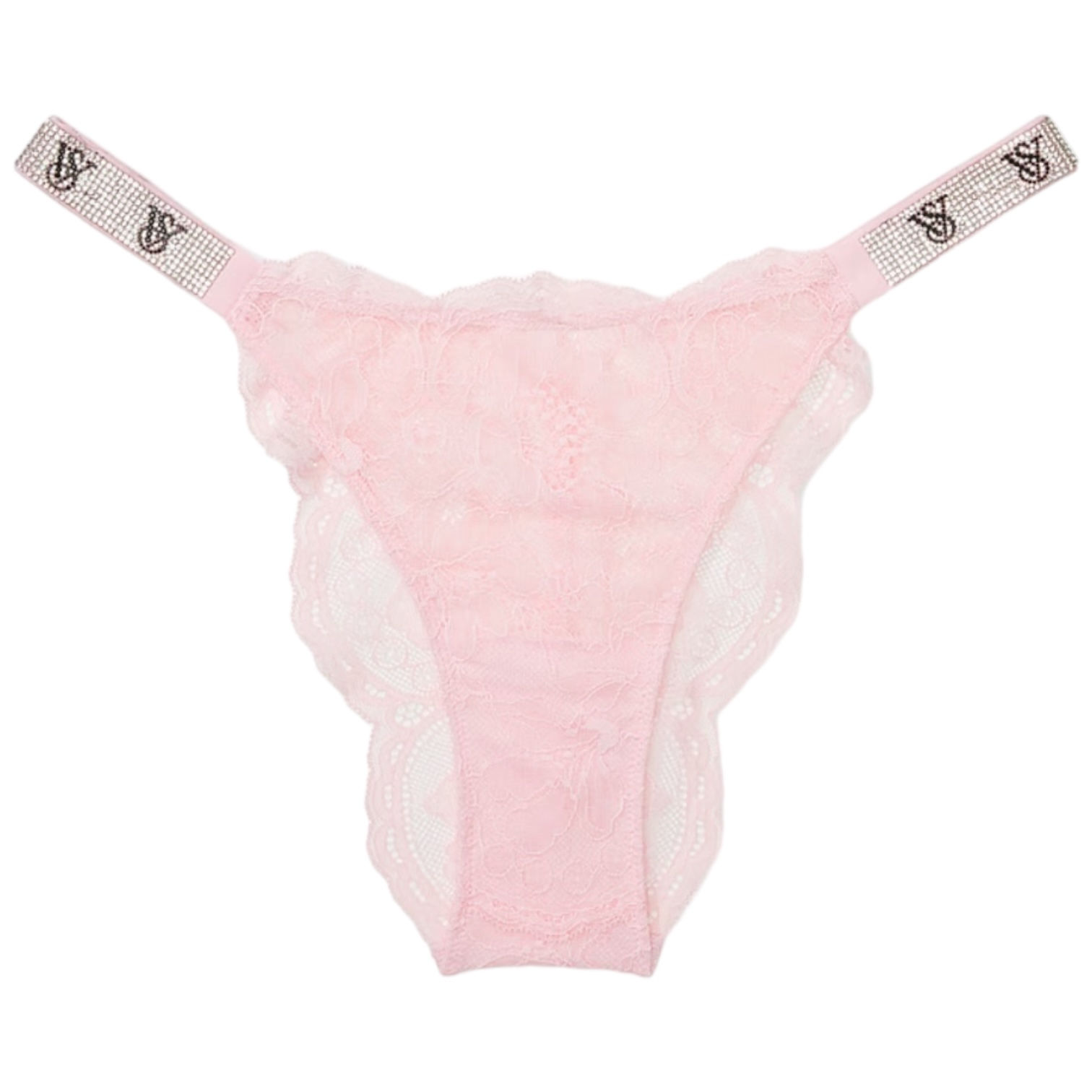 Трусики со стразами Victoria’s Secret VERY SEXY Shine Strap Lace Brazilian Panty