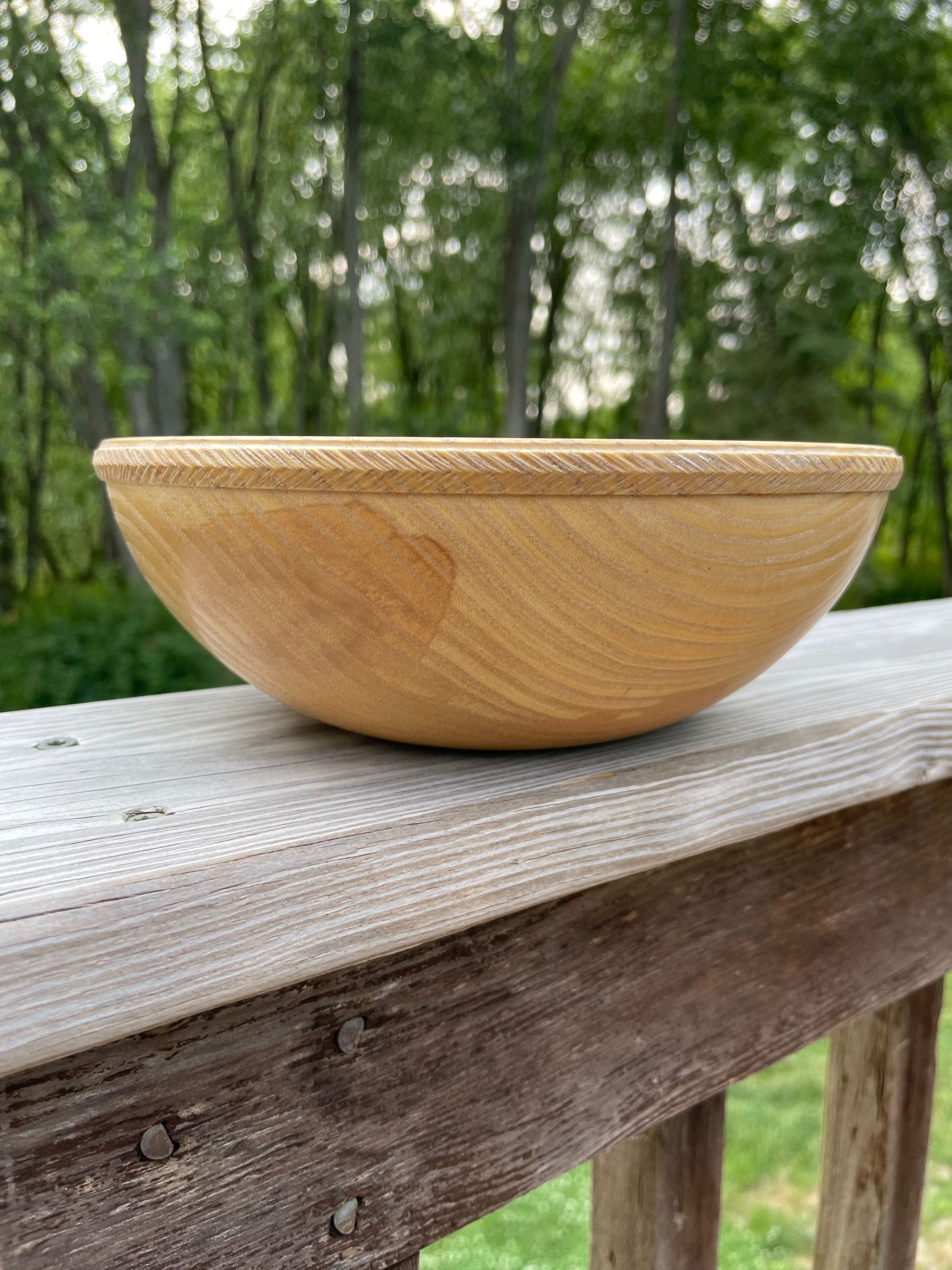Little ash with herringbone bead