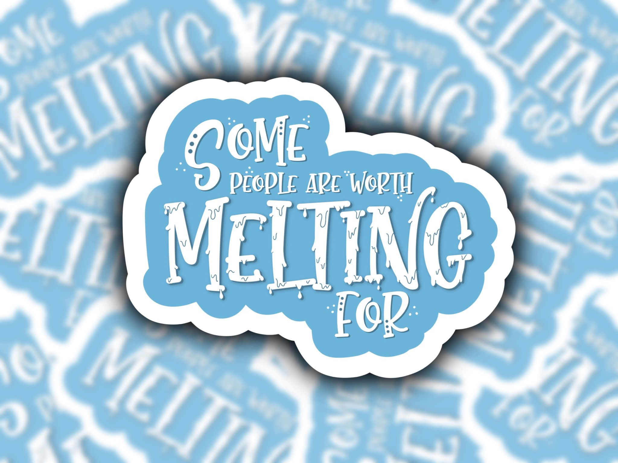 Olaf Frozen Quote Sticker