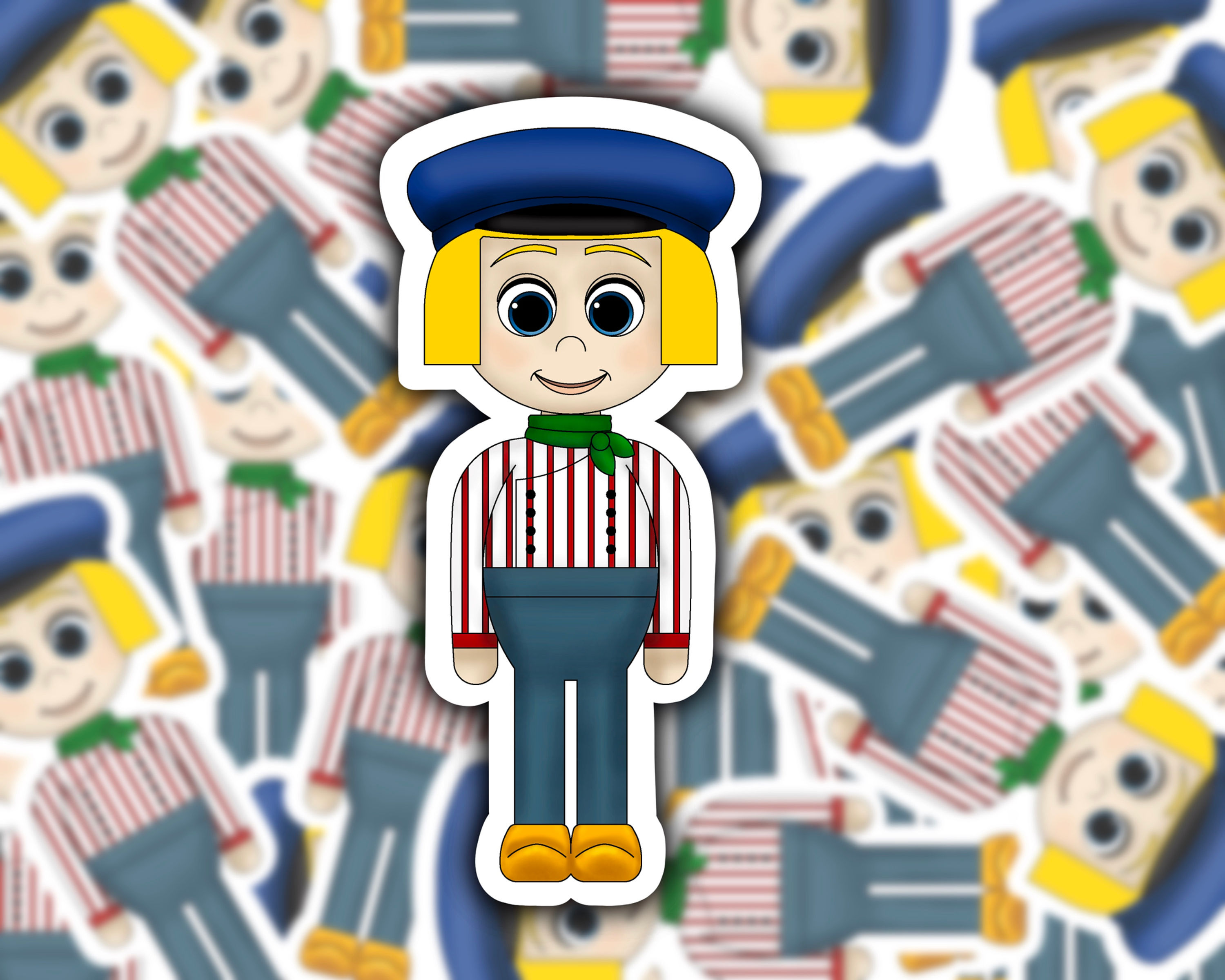 It's a Small World Doll Holland Sticker