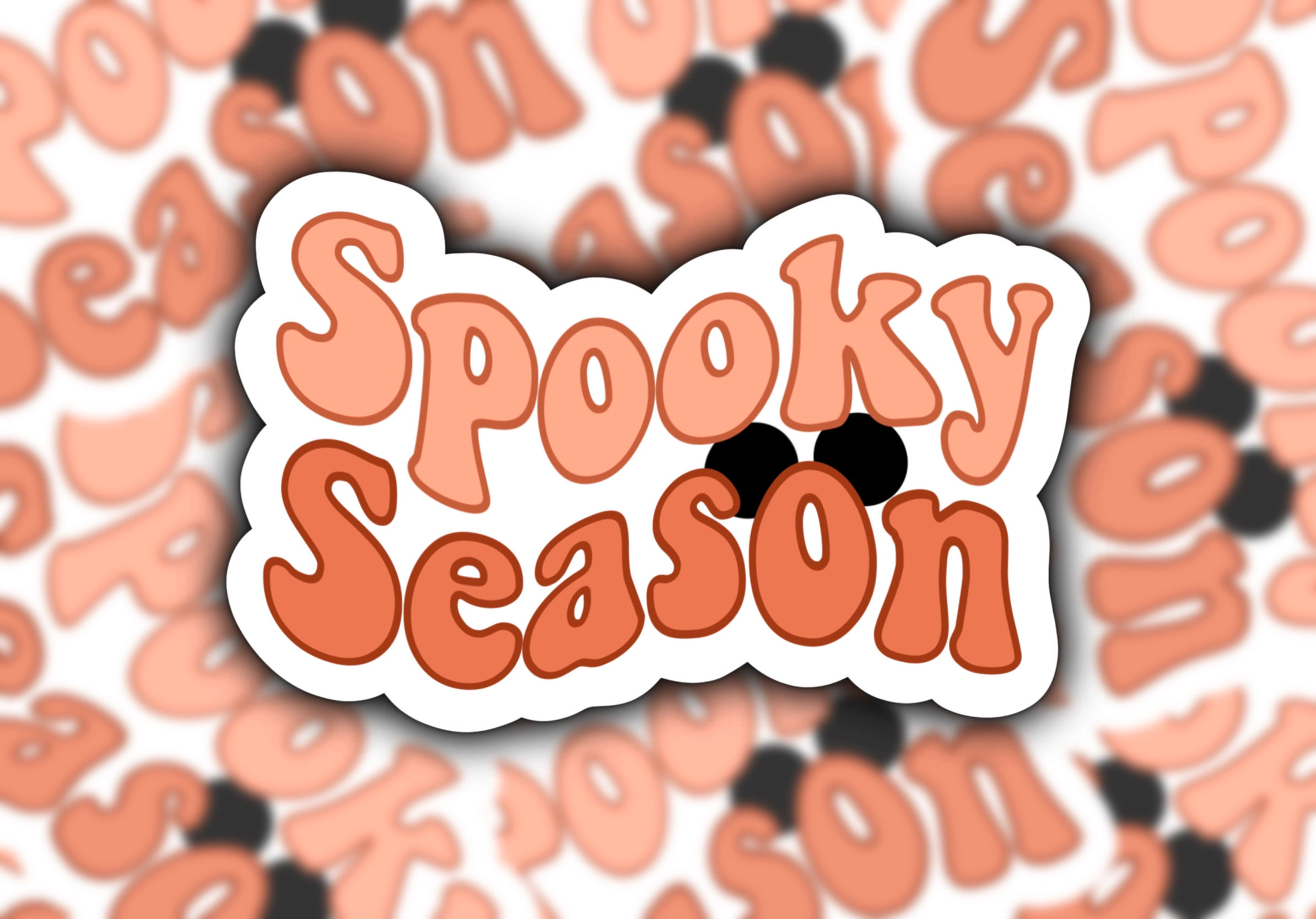 Spooky Season Mickey Sticker