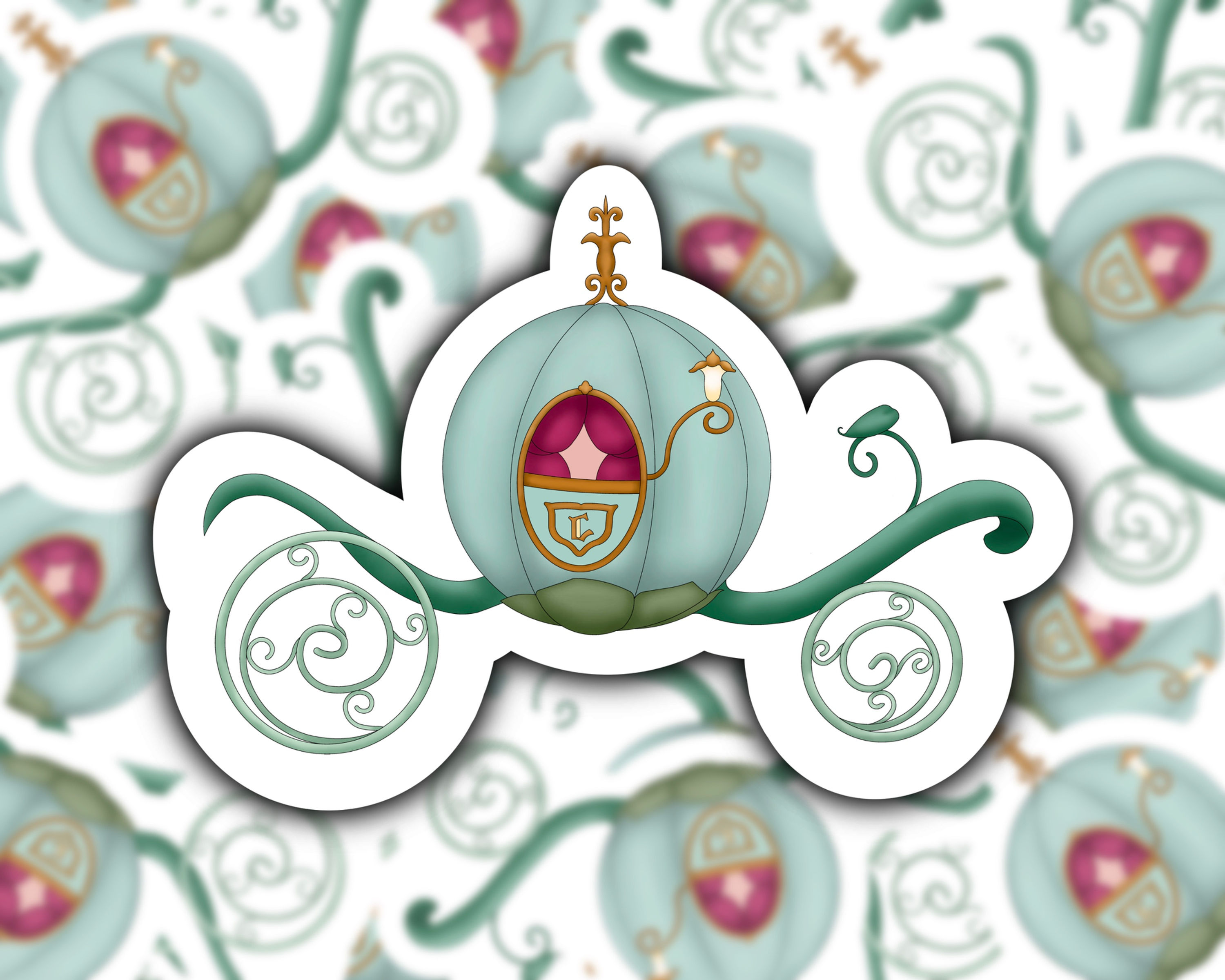 Disney Cinderella Coach Sticker