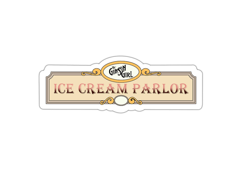 Thumbnail: Main Street Ice Cream Parlor Arcade Sticker