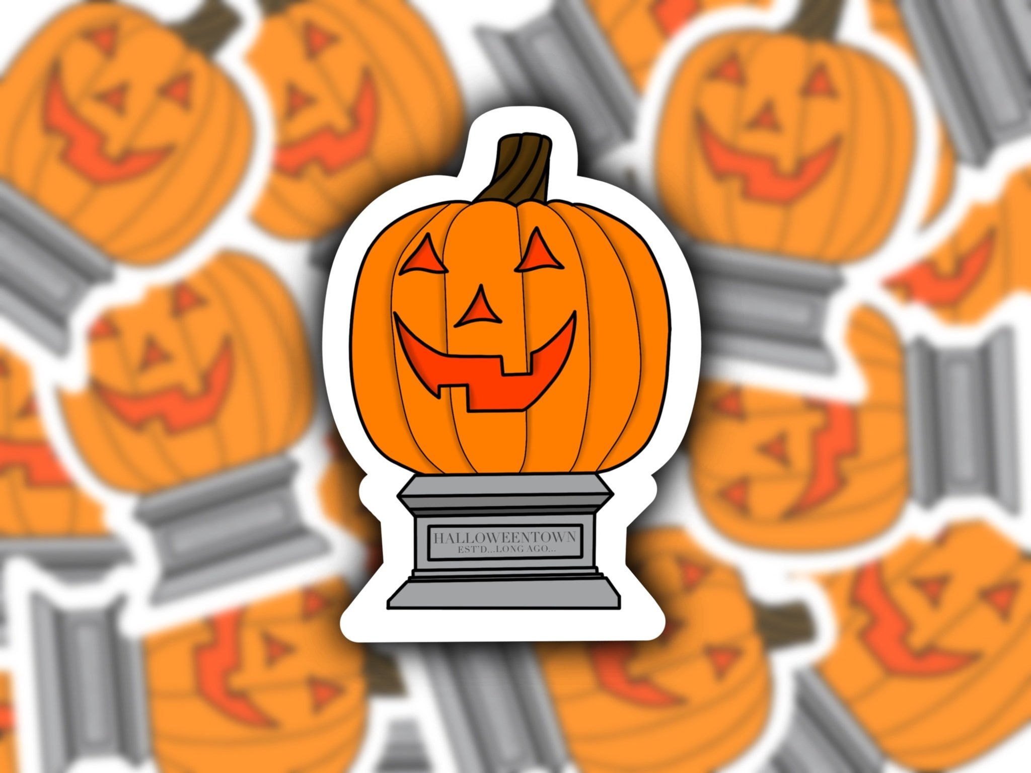 Halloweentown Pumpkin Sticker