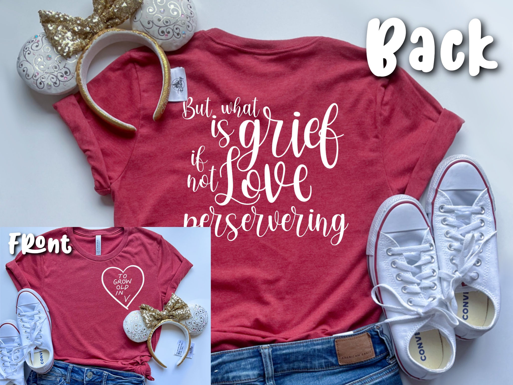 WandaVision Grief Quote Front and Back T-Shirt