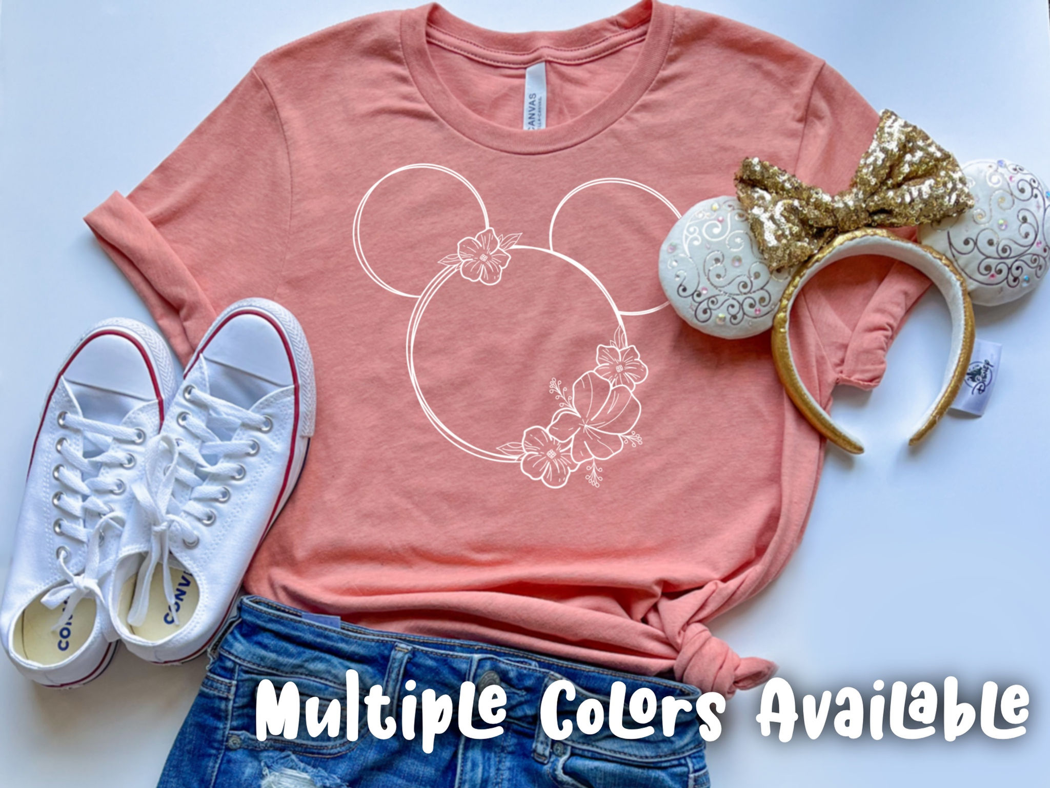 Floral Mickey T-Shirt