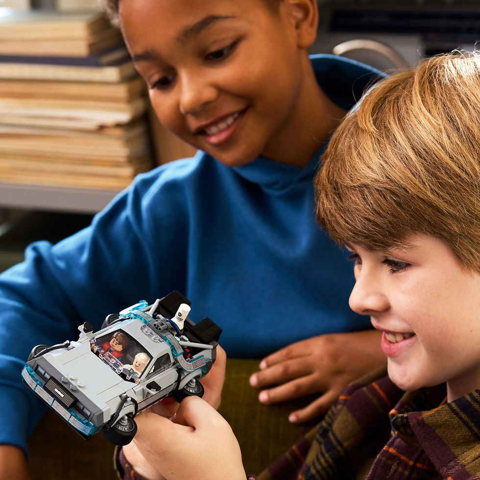 Thumbnail: LEGO Speed Champions Time Machine from Back to the Future 77256
