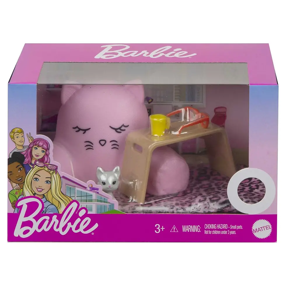 Thumbnail: Barbie Doll Lounge Accessory Pack with 6 Pieces