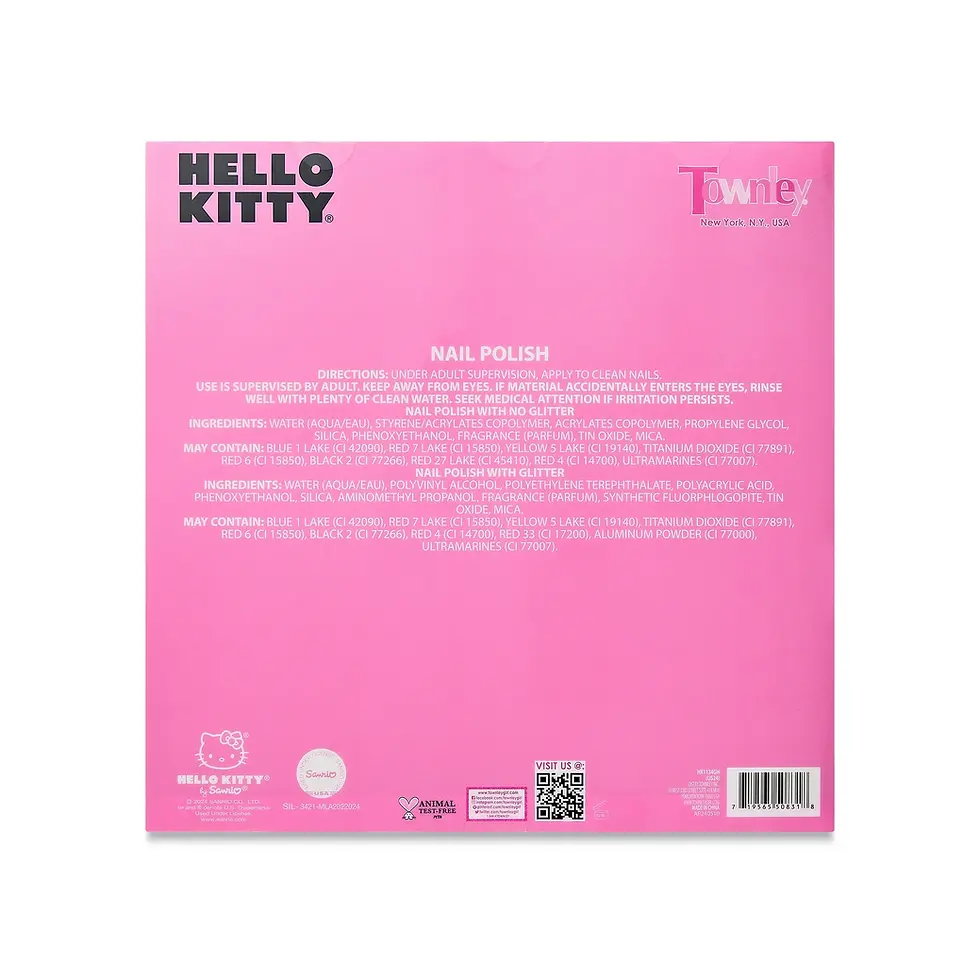 Thumbnail: Hello Kitty 18-Pack Peelable, Water Based Nail Polish