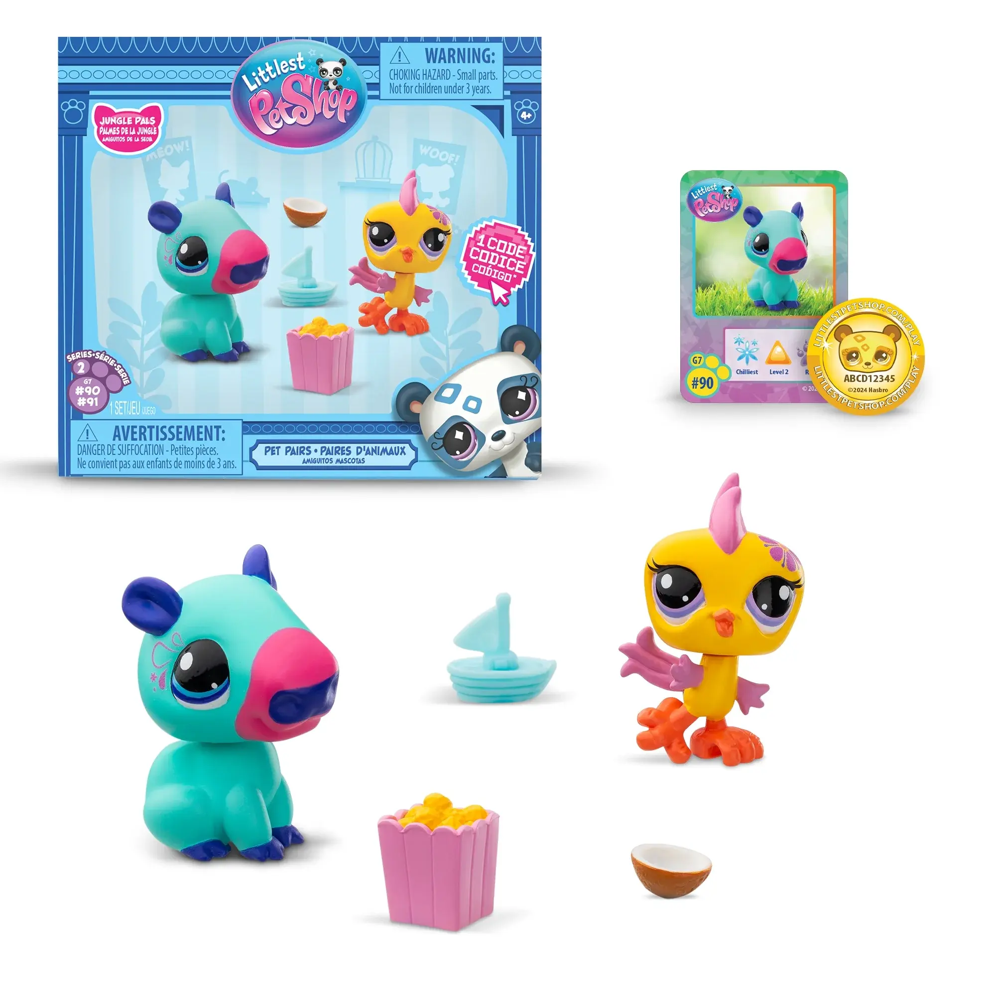 Littlest Pet Shop Pet Pairs Jungle Pals Theme