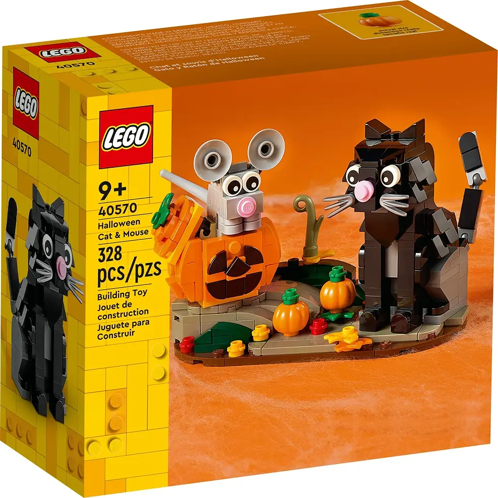 Thumbnail: LEGO Halloween Cat & Mouse 40570 Building Kit