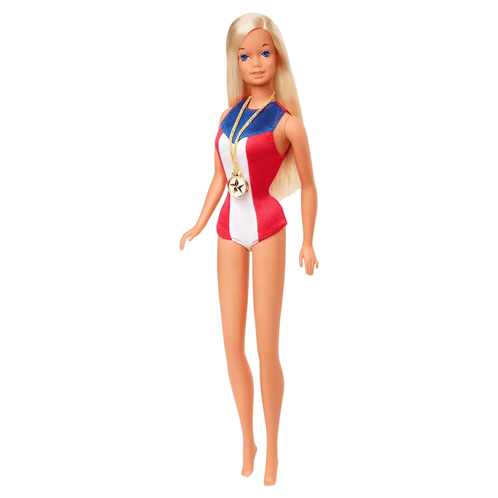 Barbie 1975 Gold Medal Barbie Doll Reproduction
