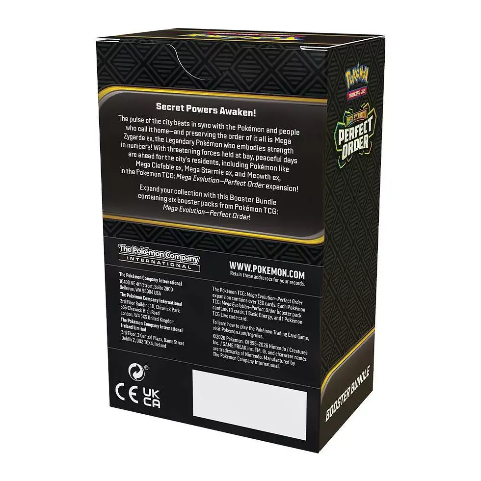Pokémon Trading Card Game: Mega Evolution Perfect Order Booster Bundle