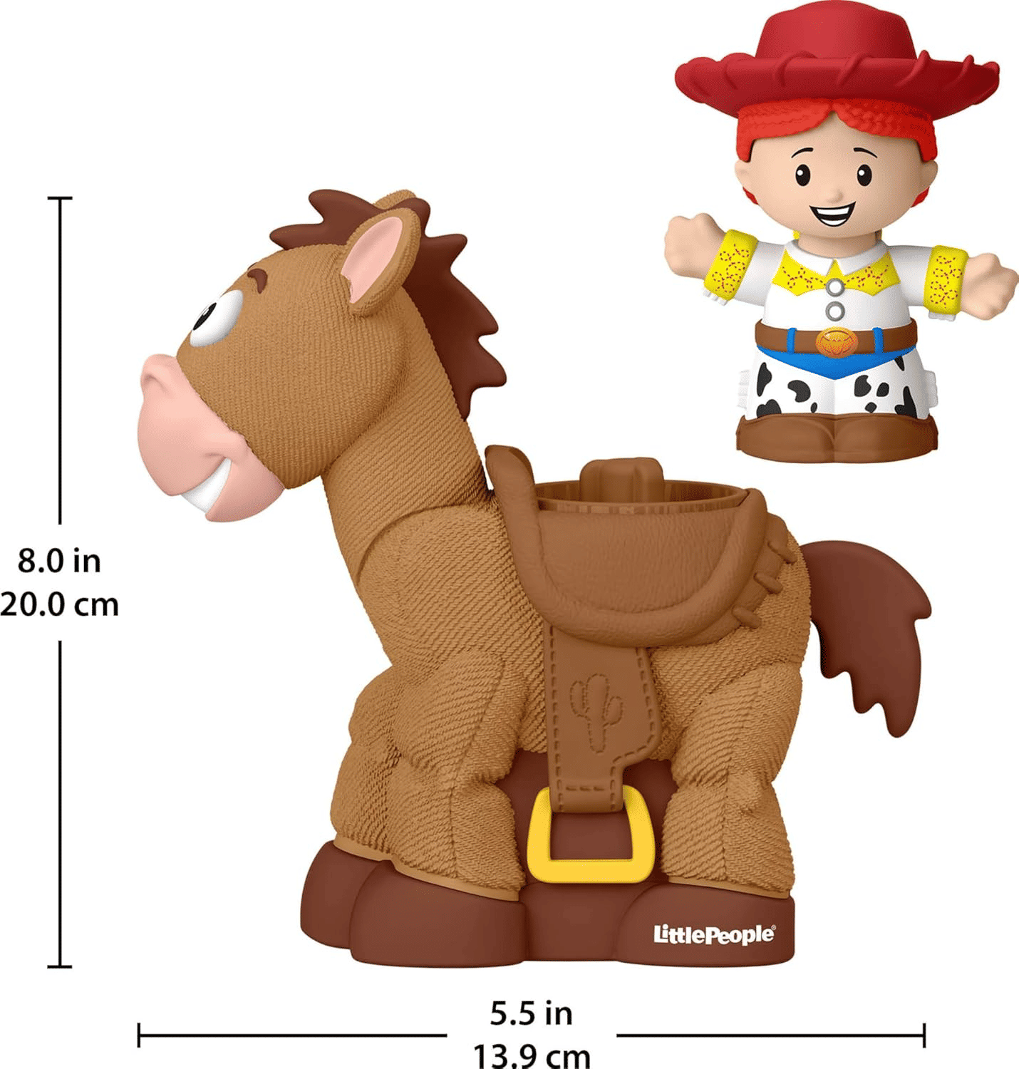 Fisher-Price Little People Toy Story Bobbin' Bullseye and Jessie Figure Set